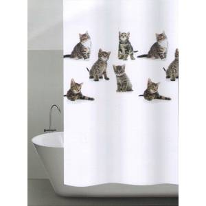 Шторка душевая Bacchetta Kitten Grigio